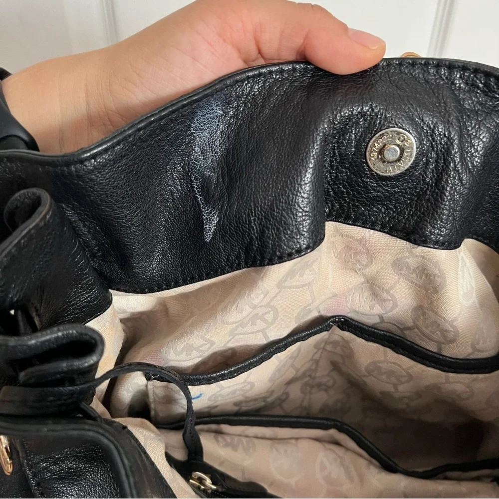 Michael Kors | Hamilton Large North South Purse Black Leather